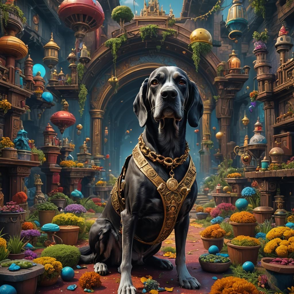 Fantastical Matte Painting of Snoop Dogg