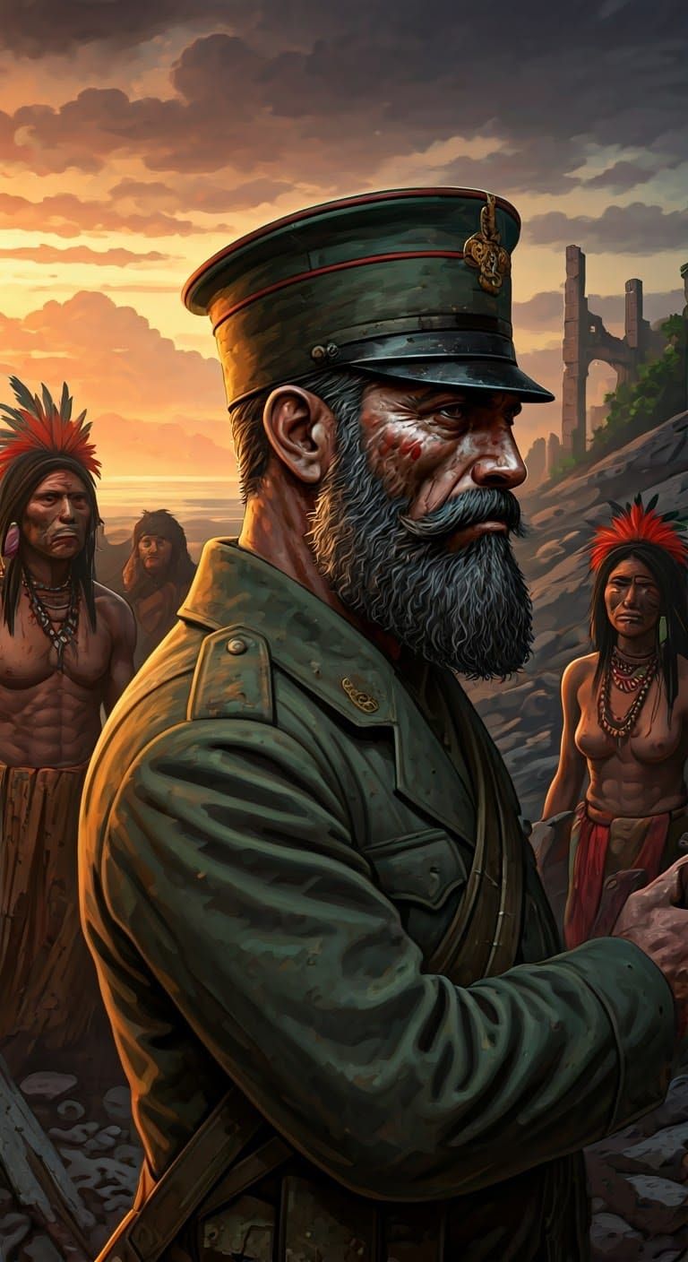 Spanish Soldiers Surrender to Indigenous Forces in Desolate ...