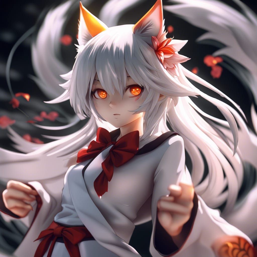 Ran Yakumo: Hyperrealistic Kitsune in HDR