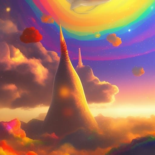 Anime Taco in Cosmic Stardust Sky