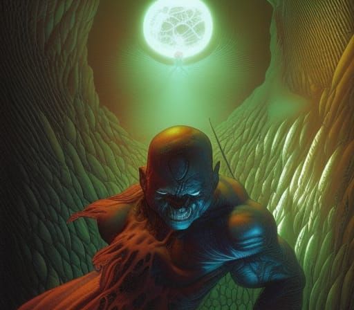 Beksiński-Inspired Comic Book Art