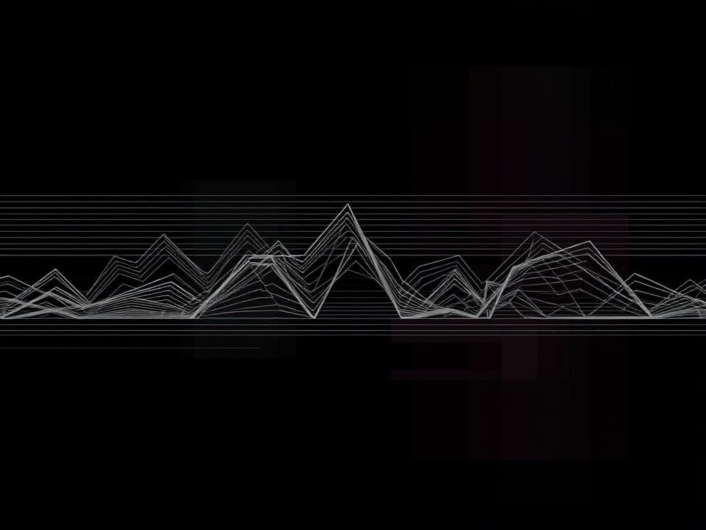 Cyberpunk Cityscape in Distressed Neon