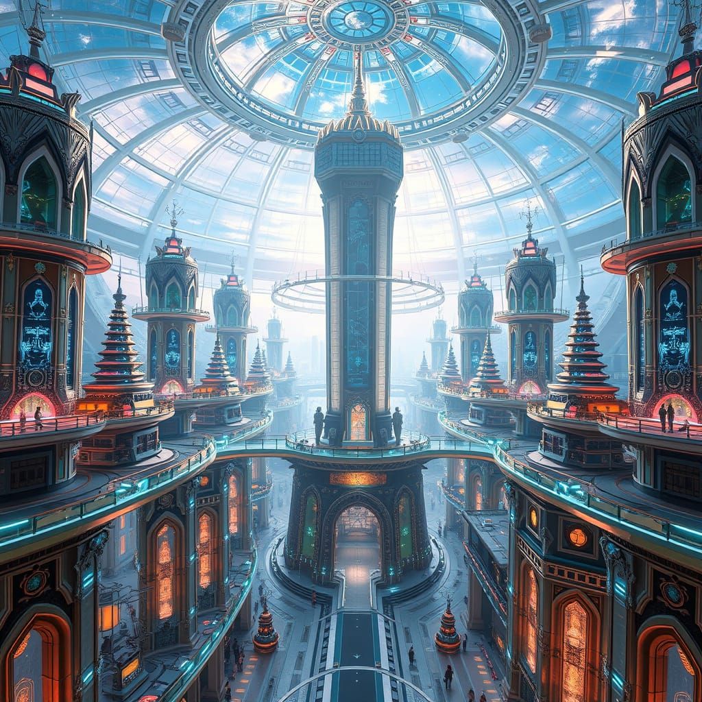 Crystal City of Central Siam Mongkol: Futuristic Thai Metrop...