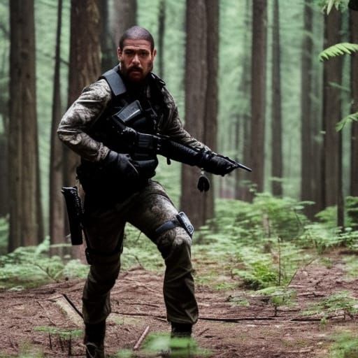 Man on the Run: Forest Ambush