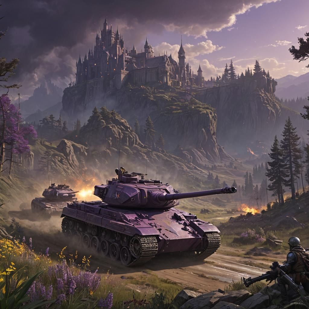 Epic Dark Fantasy Battle Scene in Greg Rutkowski Style