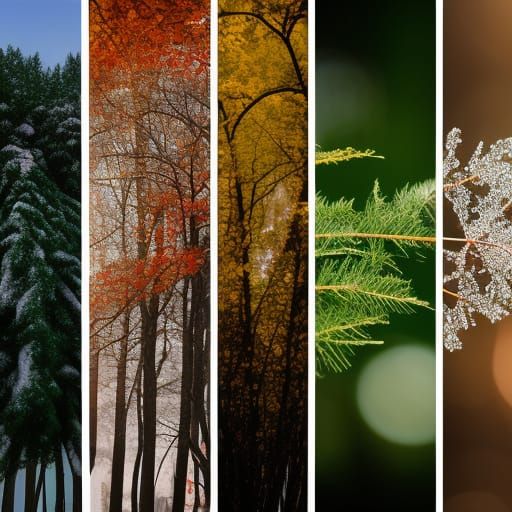 Four Seasons Blended Landscape Photography