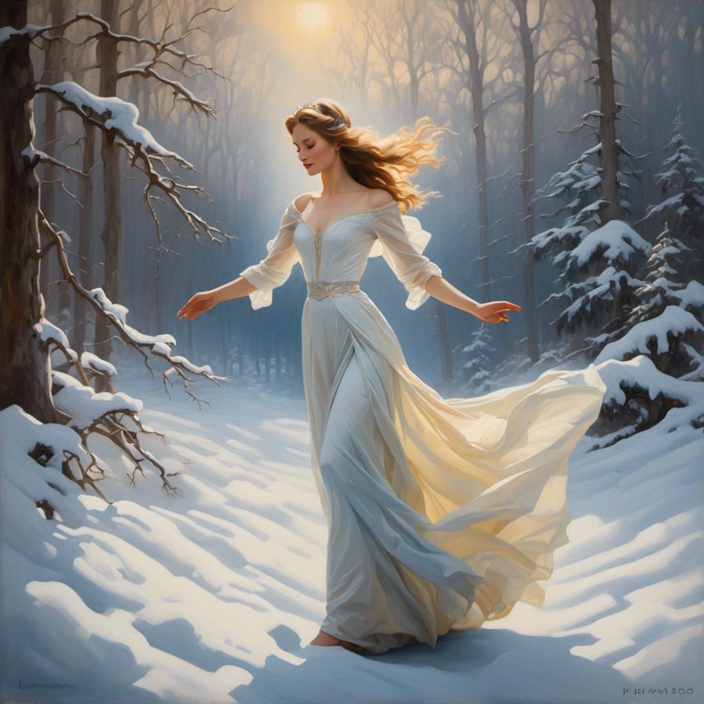 Wintertime's Muse, they call her - the goddess