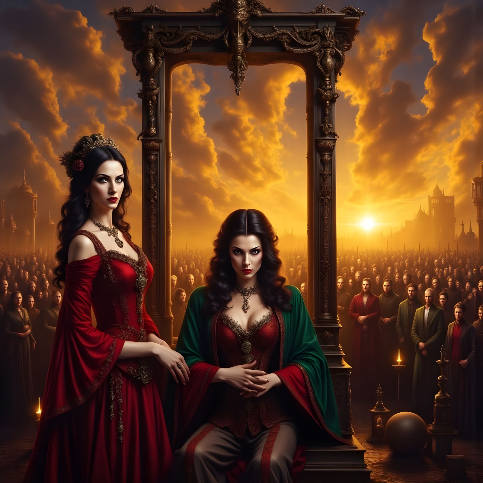 Dark and Moody Beheading Scene in a Futuristic Setting