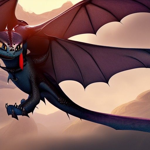 Fantastical Dragon Matte Painting in Unreal Engine 5