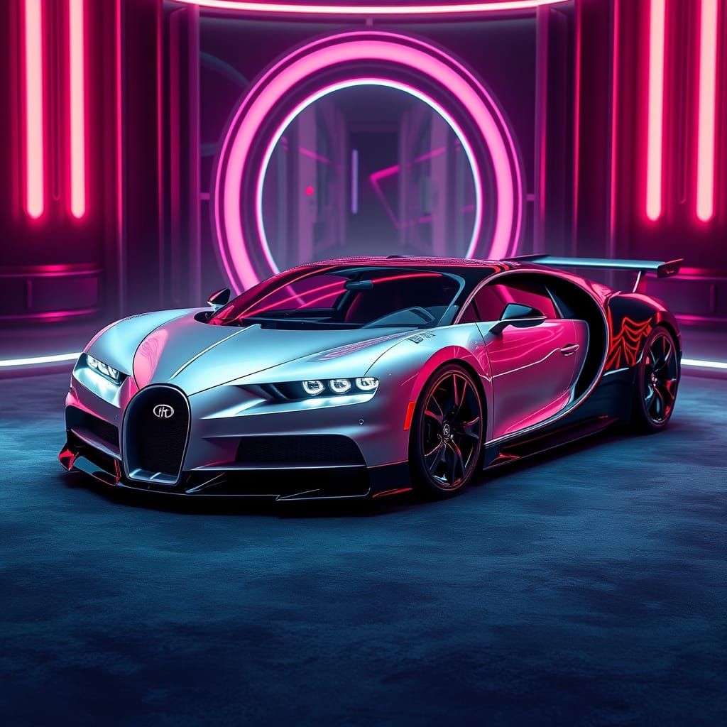 Bugatti in Luxurious Diamond Adornments