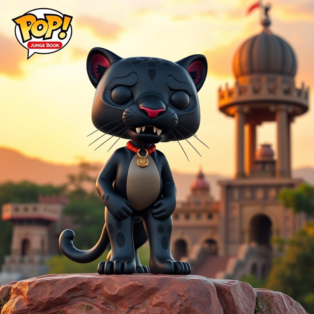 Funko Pop Figure Disney Panther Bagheera from The Jungle Boo...