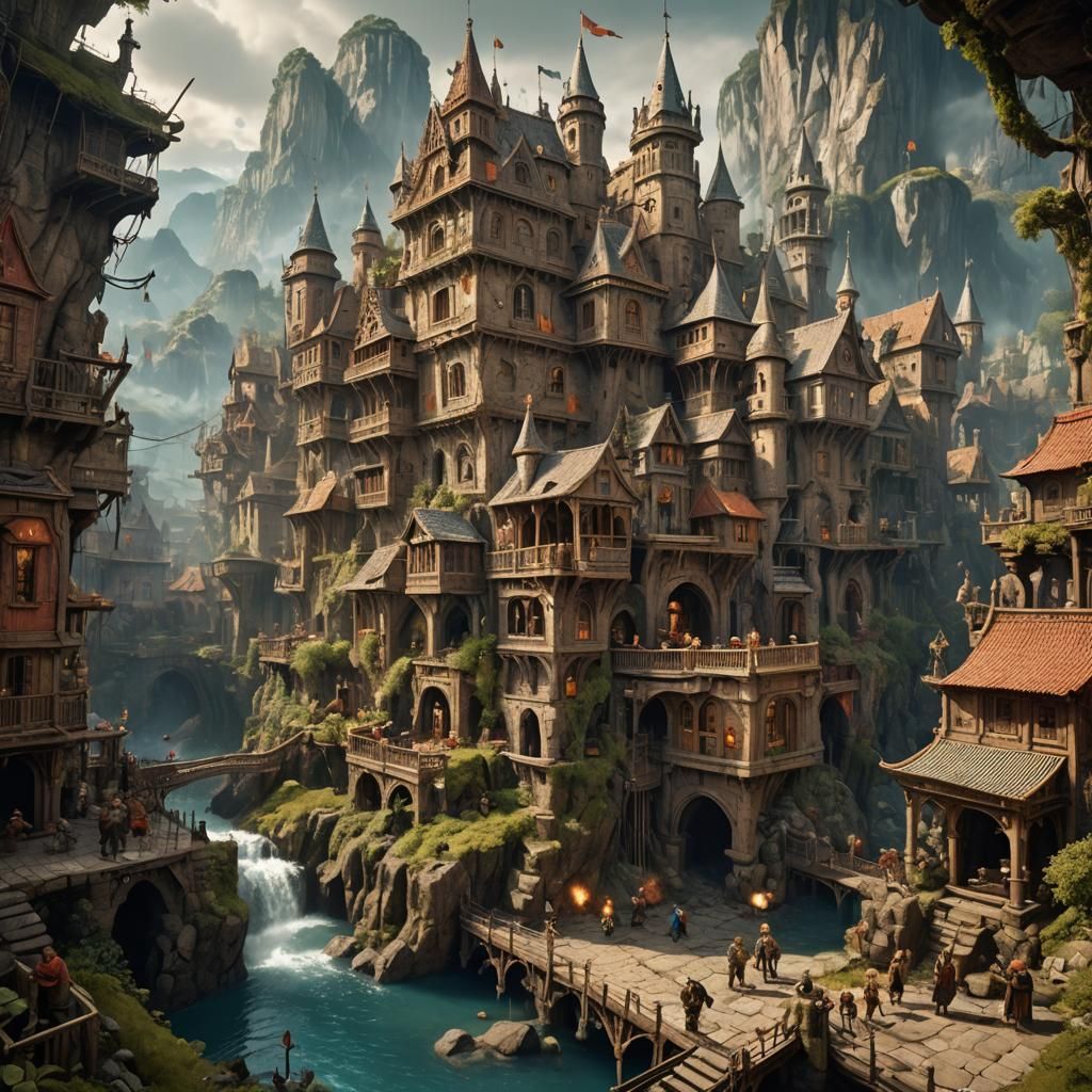 Wacky Historical Photos in Matte Painting Style