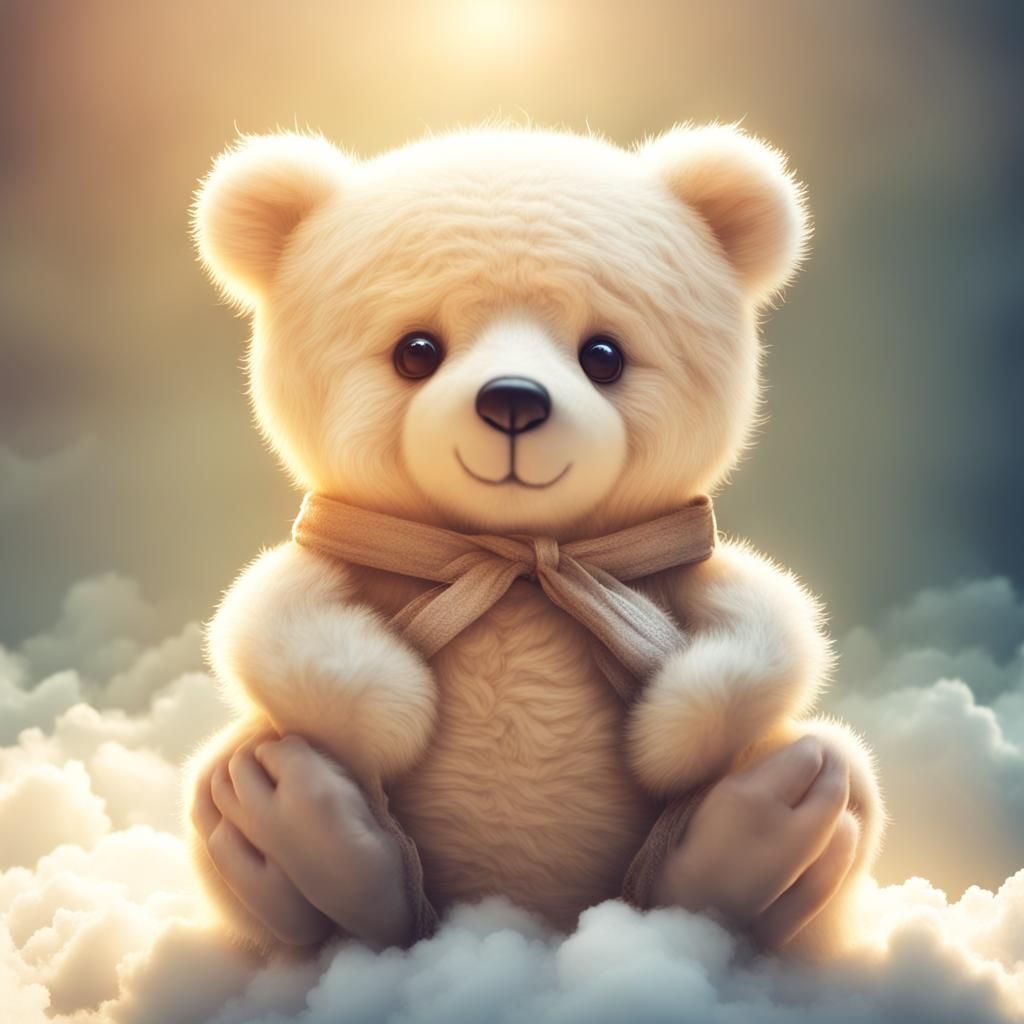 Cute Bear in Divine Sunshine
