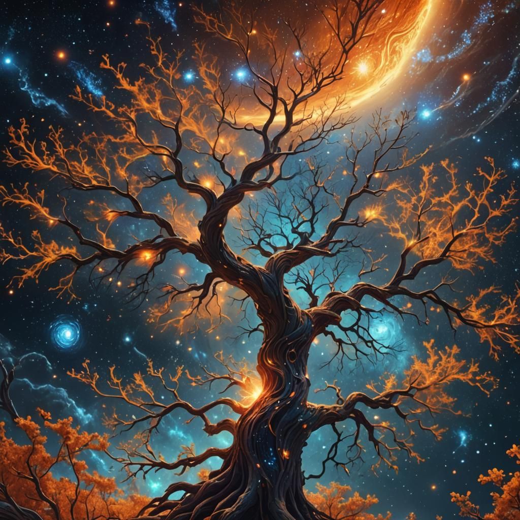 Cosmic Tree of Stars Concept Art