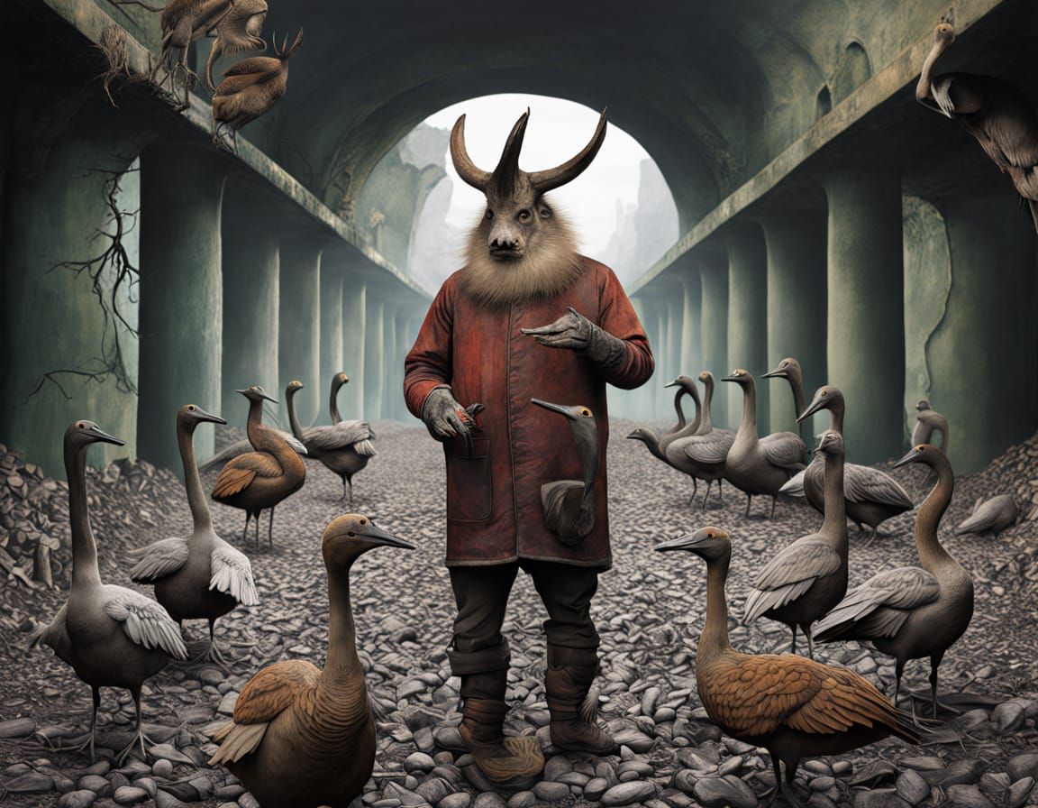 Viking Sips PSL, Fights Zombie Geese on Moreau's Island