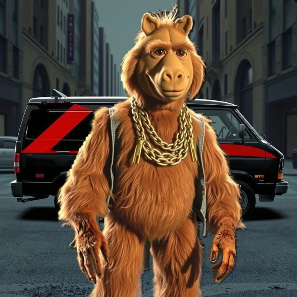 Furry Alien Hands as Fantasy Werewolf Grips