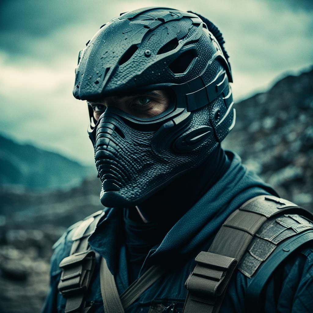 Dramatic Ninja Film Still