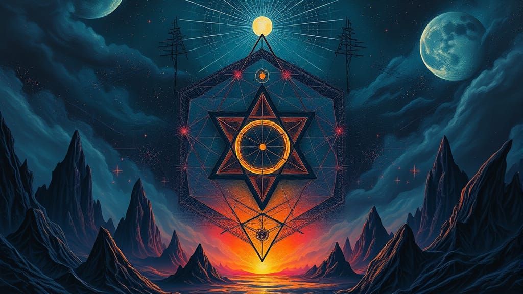 Mystical Polyhedra in Ethereal Biomechanical Realm