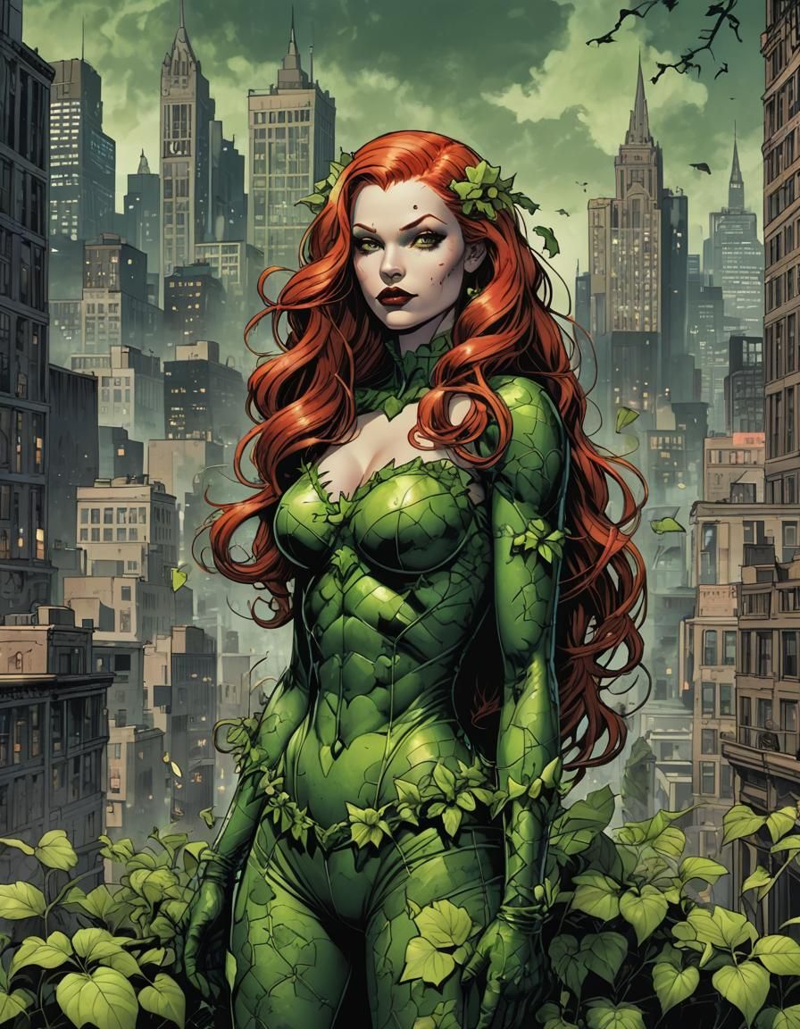 Poison Ivy in Gotham City