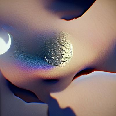 Pearlescent moon