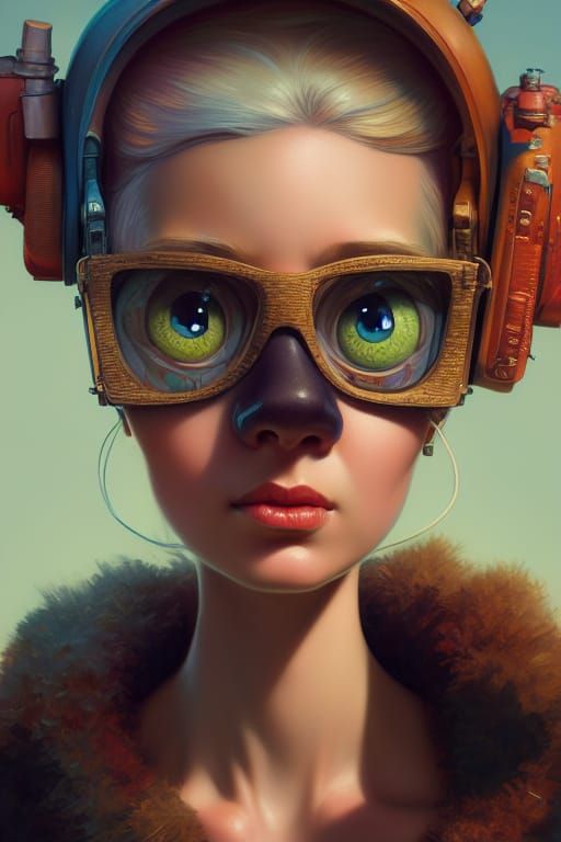 Detailed 3D Art with Pixar and WLOP Influences