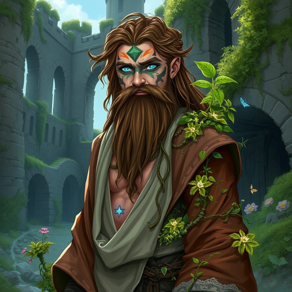 Druid Reclaims Castle with Magic Vines