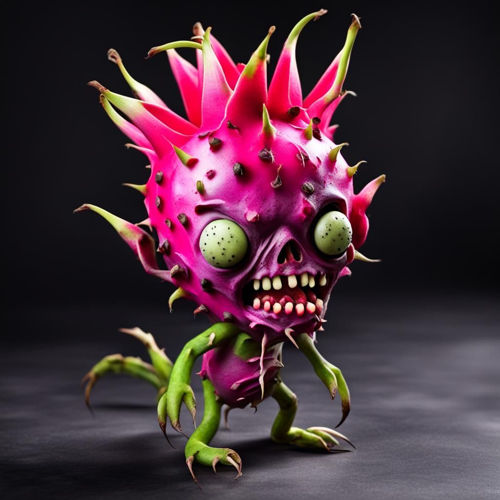 Dragon Fruit Zombie Creature
