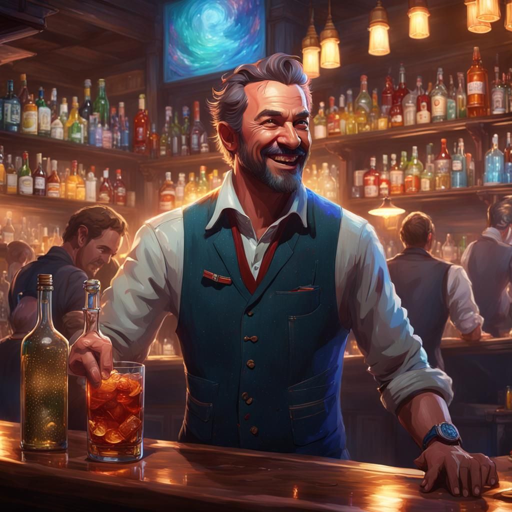 Bartender Celebrates Cafe Creation Win