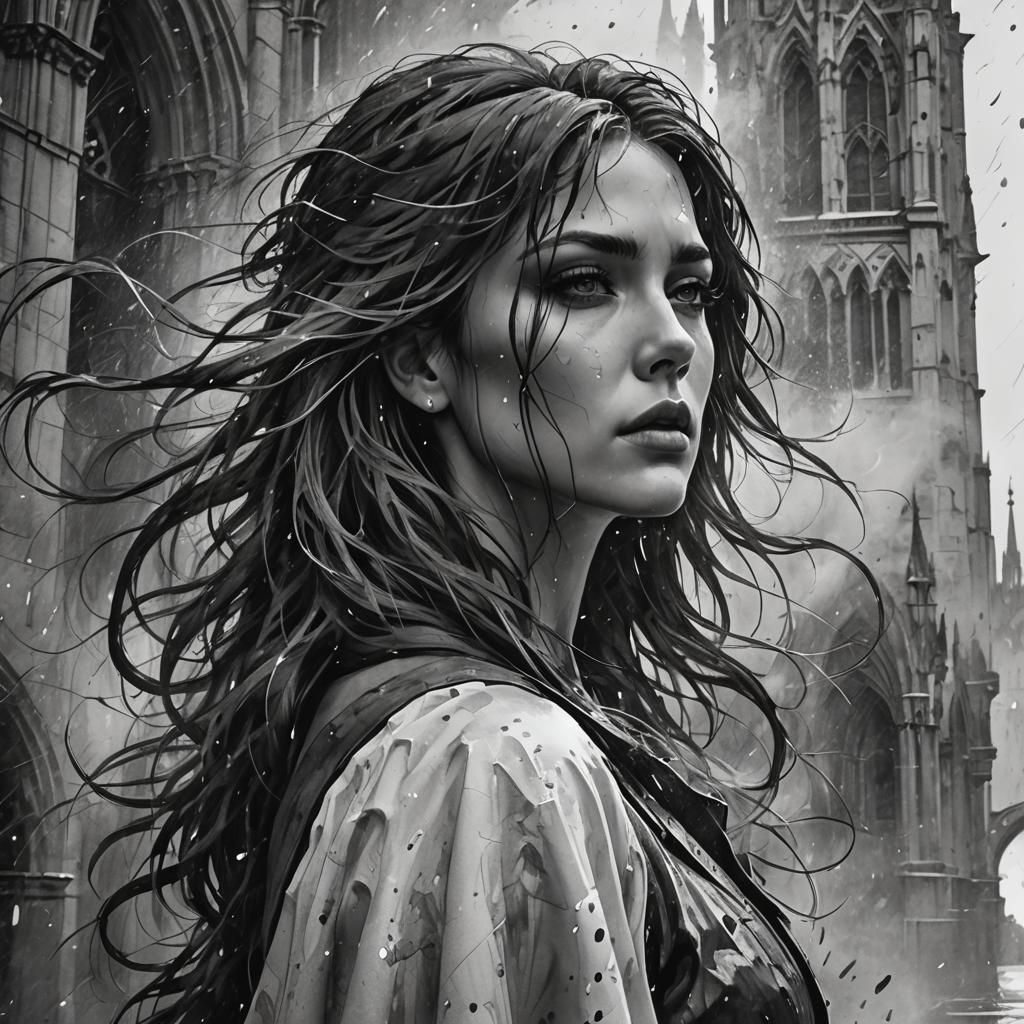 Under a pale gray sky