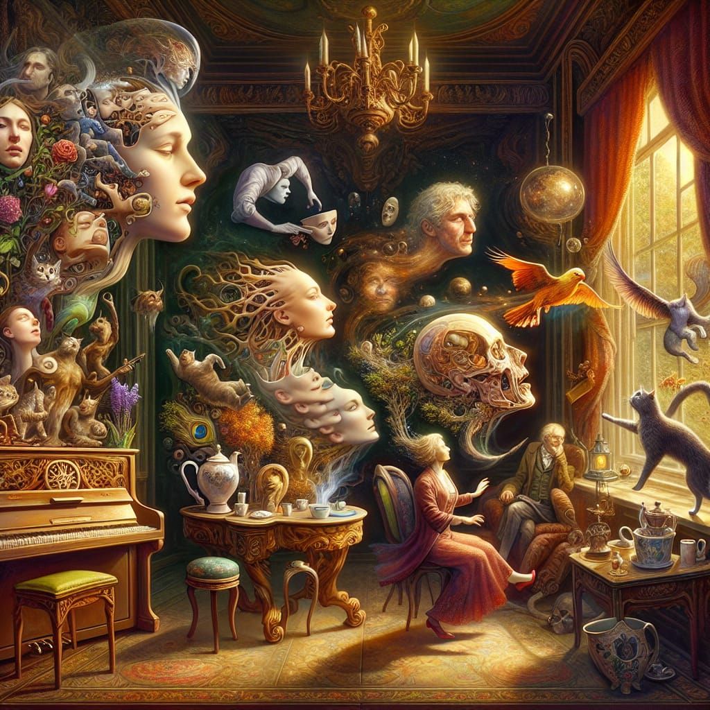 Surreal Human Portraits in Fantasy Concept Art