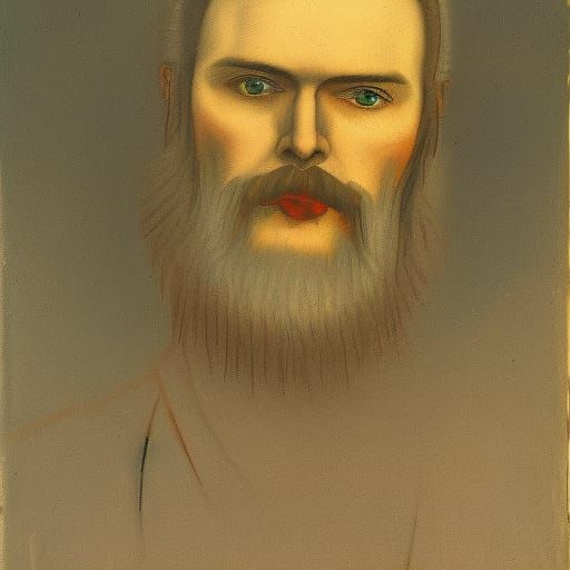 Young Vampire Lord in Porcelain Figurine Style