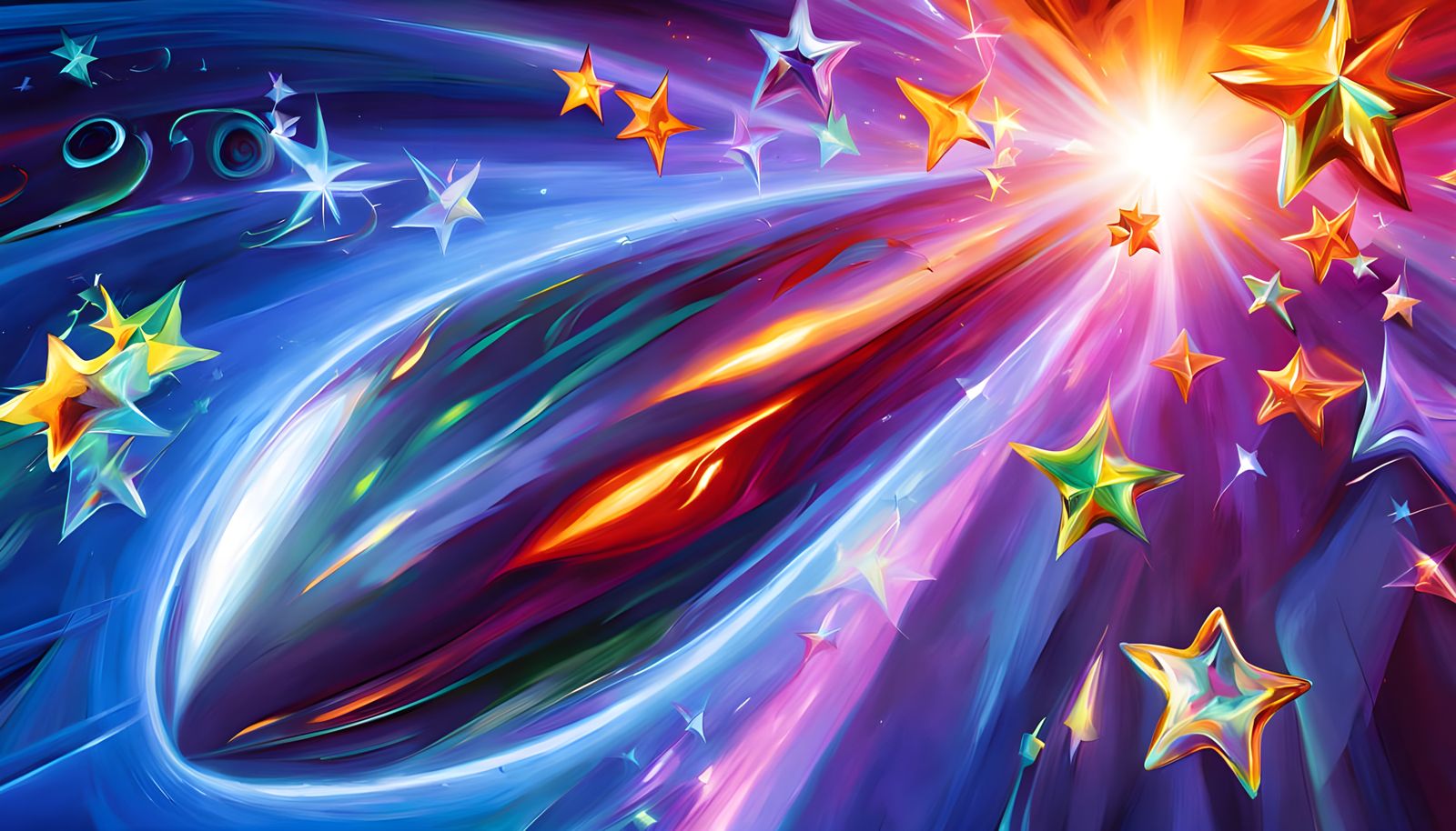 Hyper Velocity Space Vortex in Iridescent Oil