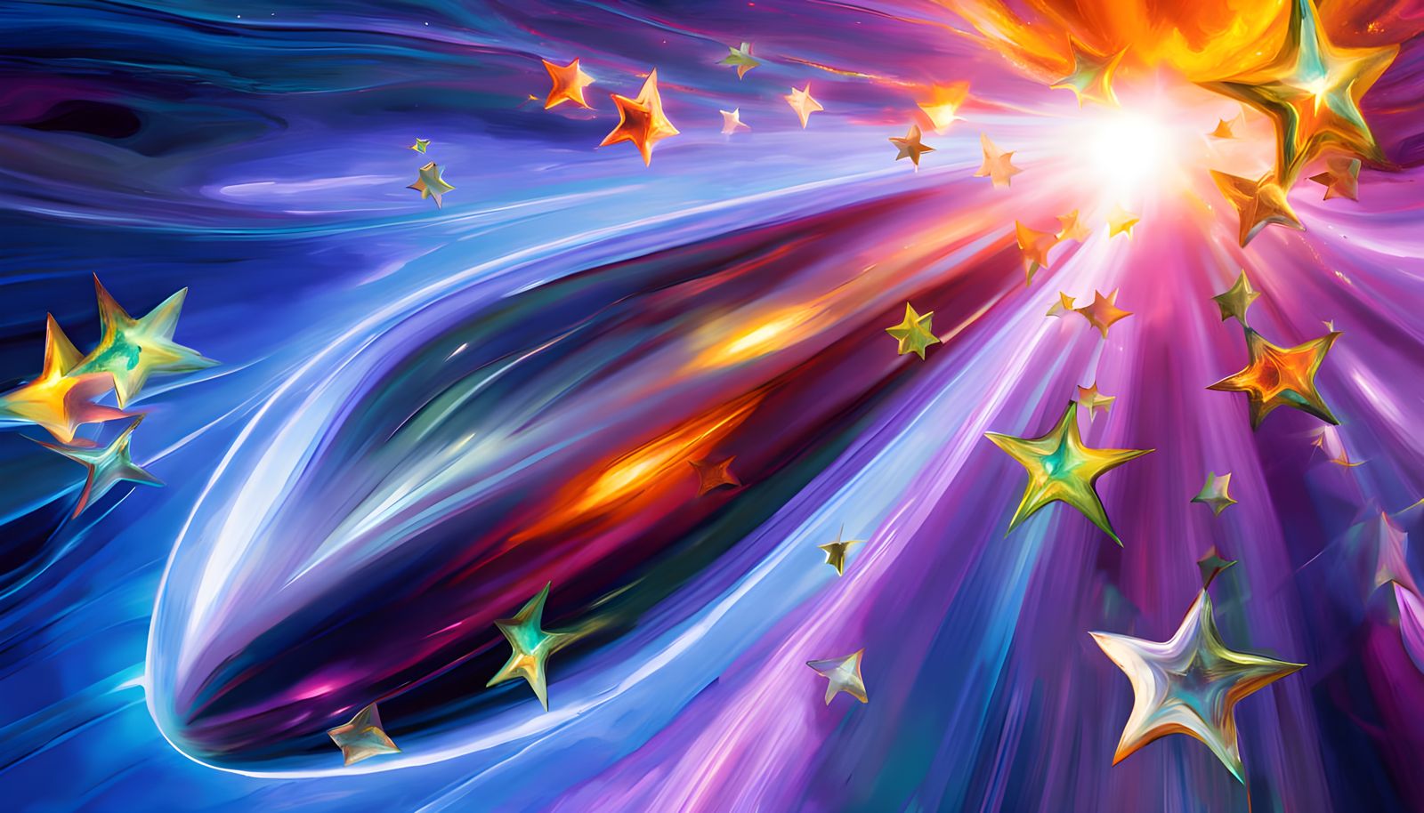 Cyberpunk Hyper Velocity Cylinder in a Plasma Vortex