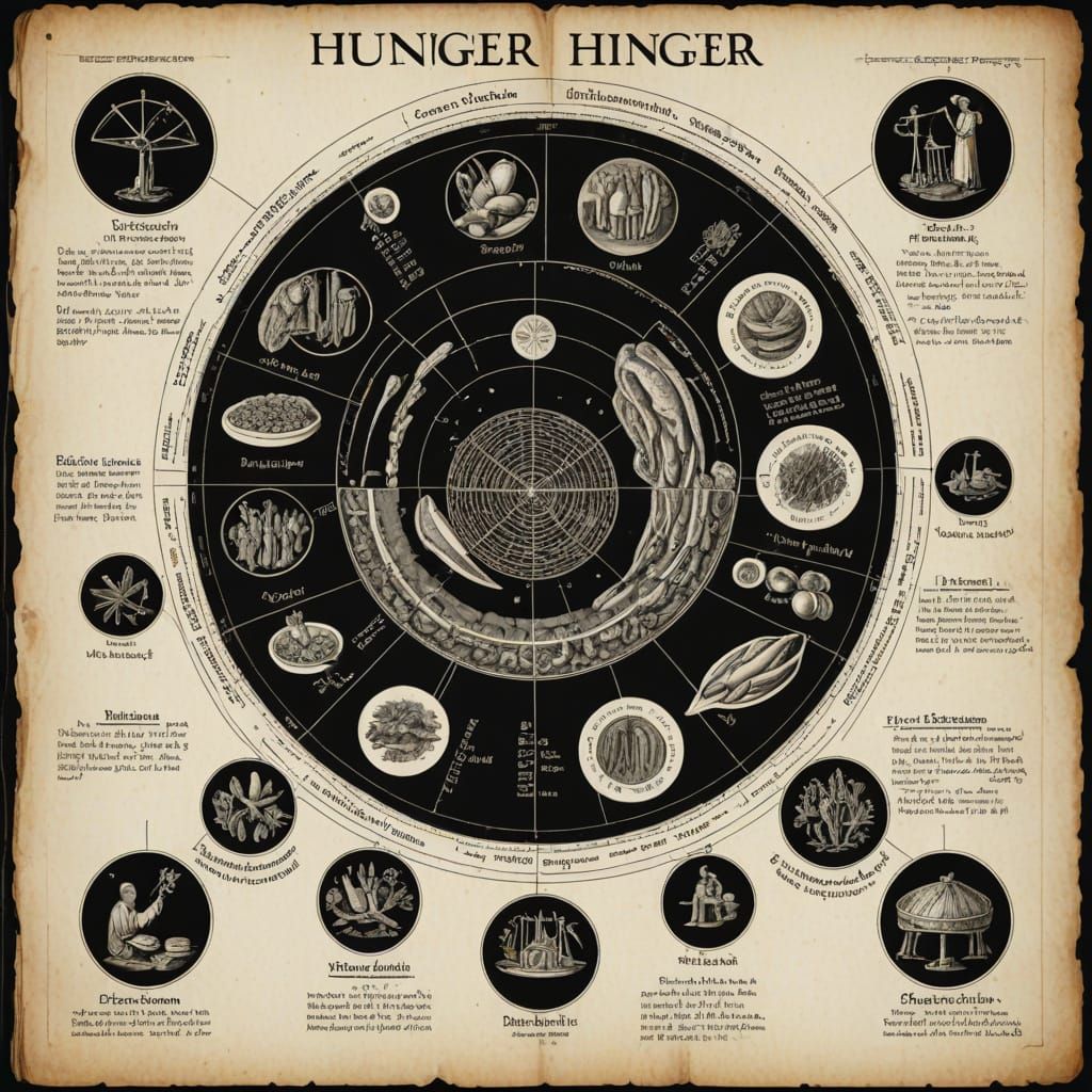 Encylopedia image of hunger  with diagrams