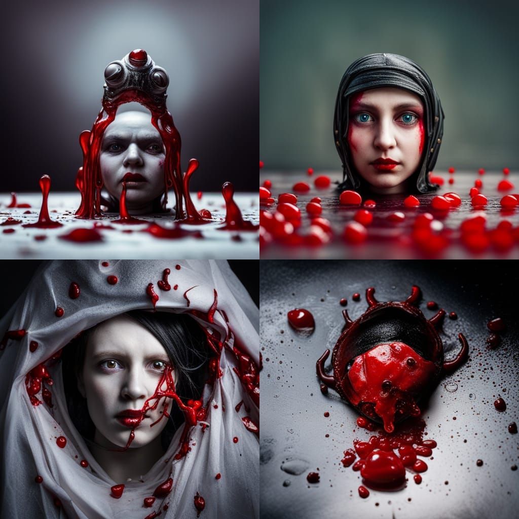 Horrific Beetle Larva Transformation in Chiaroscuro Lighting