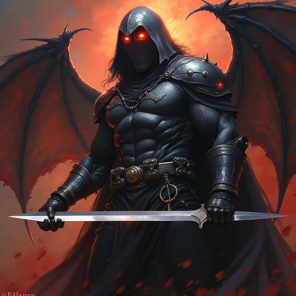 Dark Fantasy World in Grimdark Style