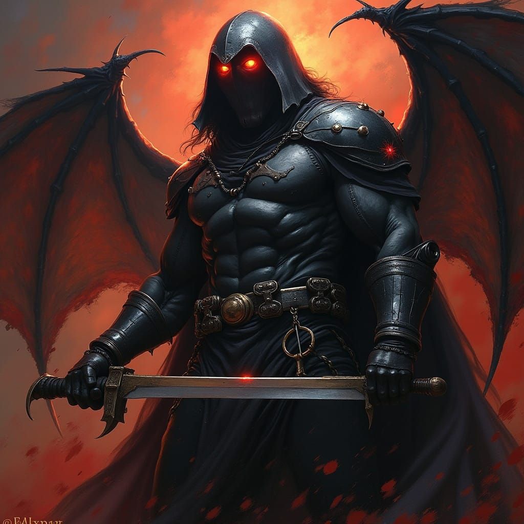 Dark Fantasy World in Grimdark Style