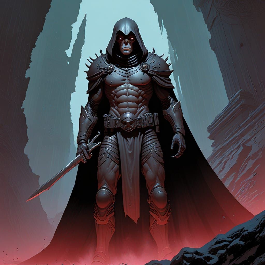 Dark Fantasy World in Grim, Gothic Style