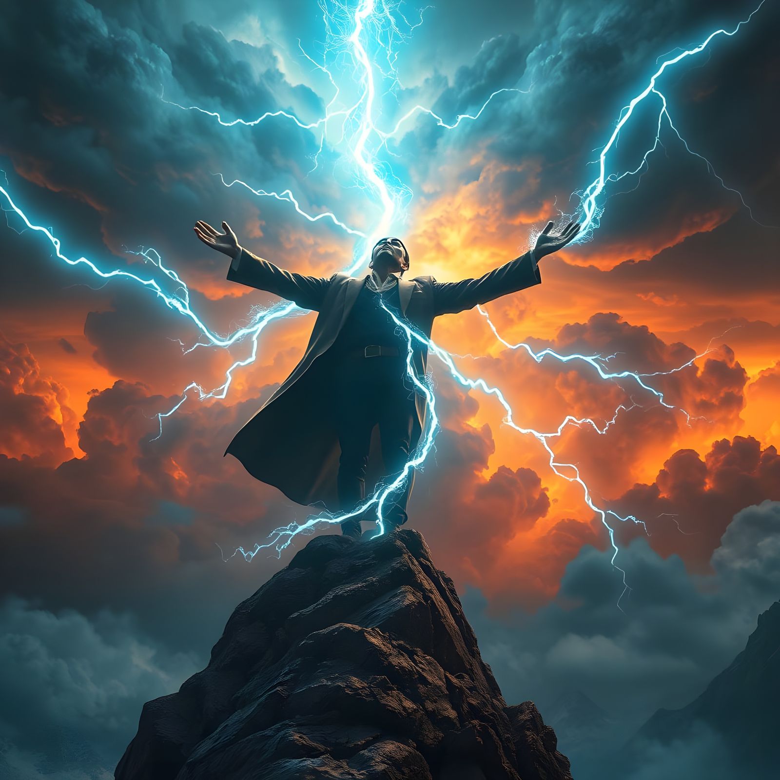 Epic Digital Matte Painting of Anchored Spiritual Energy
