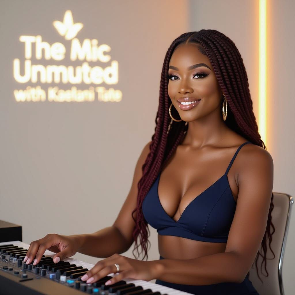 Kaelani Tate: Professional Black Woman Adjusting Soundboard