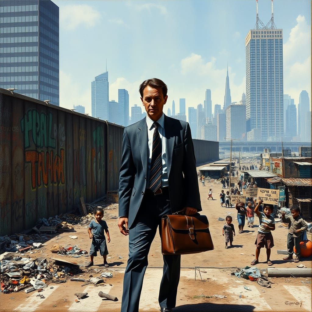 The Great Divide: A Haunting Portrait of Urban Inequality