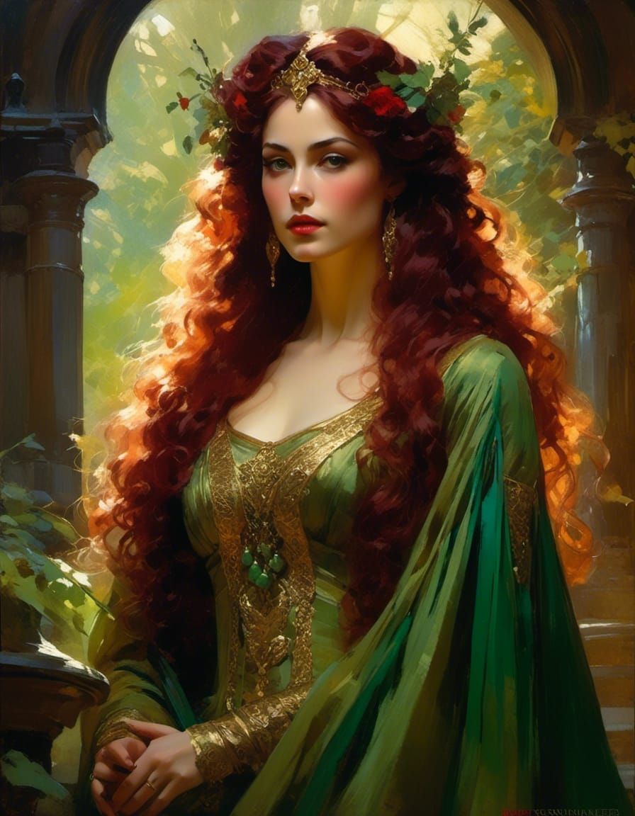 Daciana: Wild Beauty as a 15th Century Queen