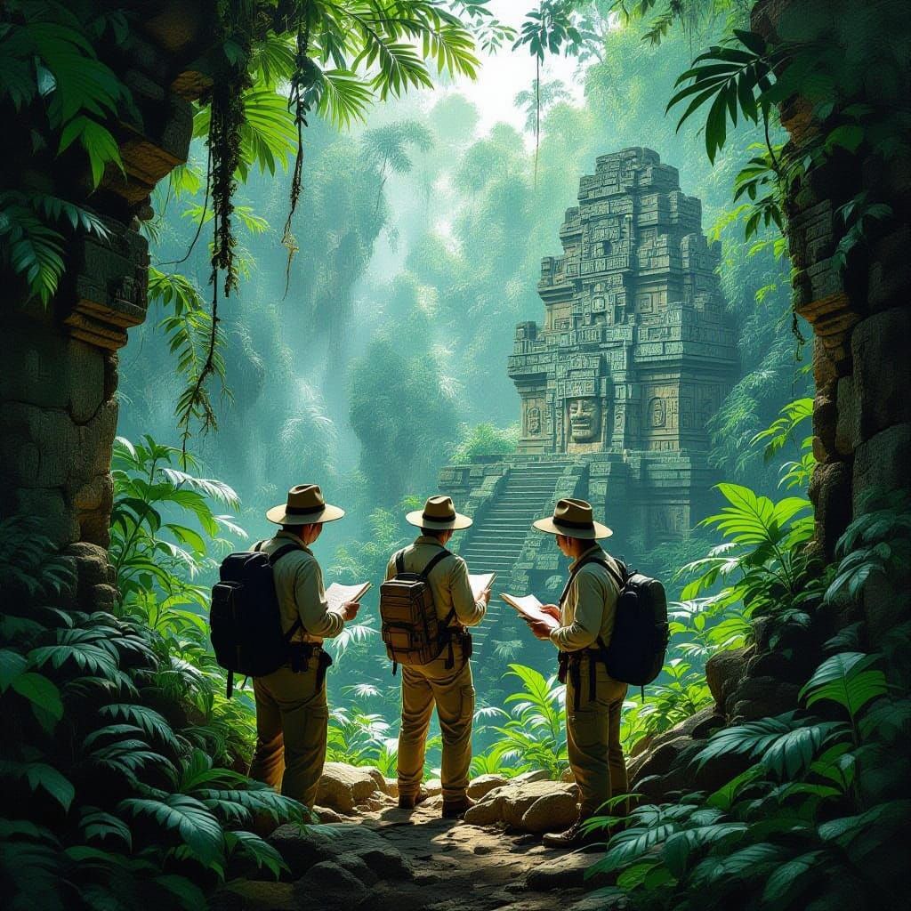 Mayan Ruins Discovered in Lush Jungle