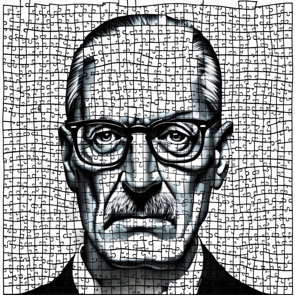 Abstract Image of the Phrase 'I am Puzzled'