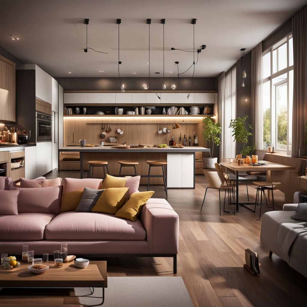 Lively Kitchen Party: A Social Gathering