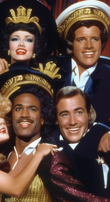 The Love Boat TV Show in Retro Style