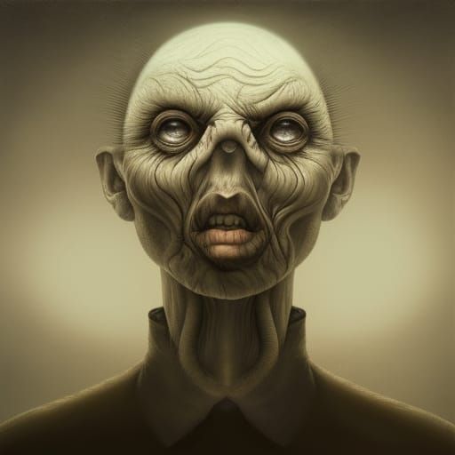 Hyperdetailed Boggie Man in Dark Fantasy Style