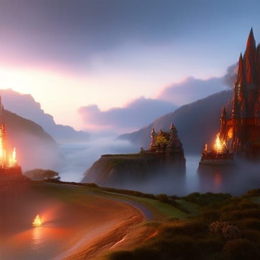 Fantasy Queen Portrait in Hyperrealistic 3D Digital Art