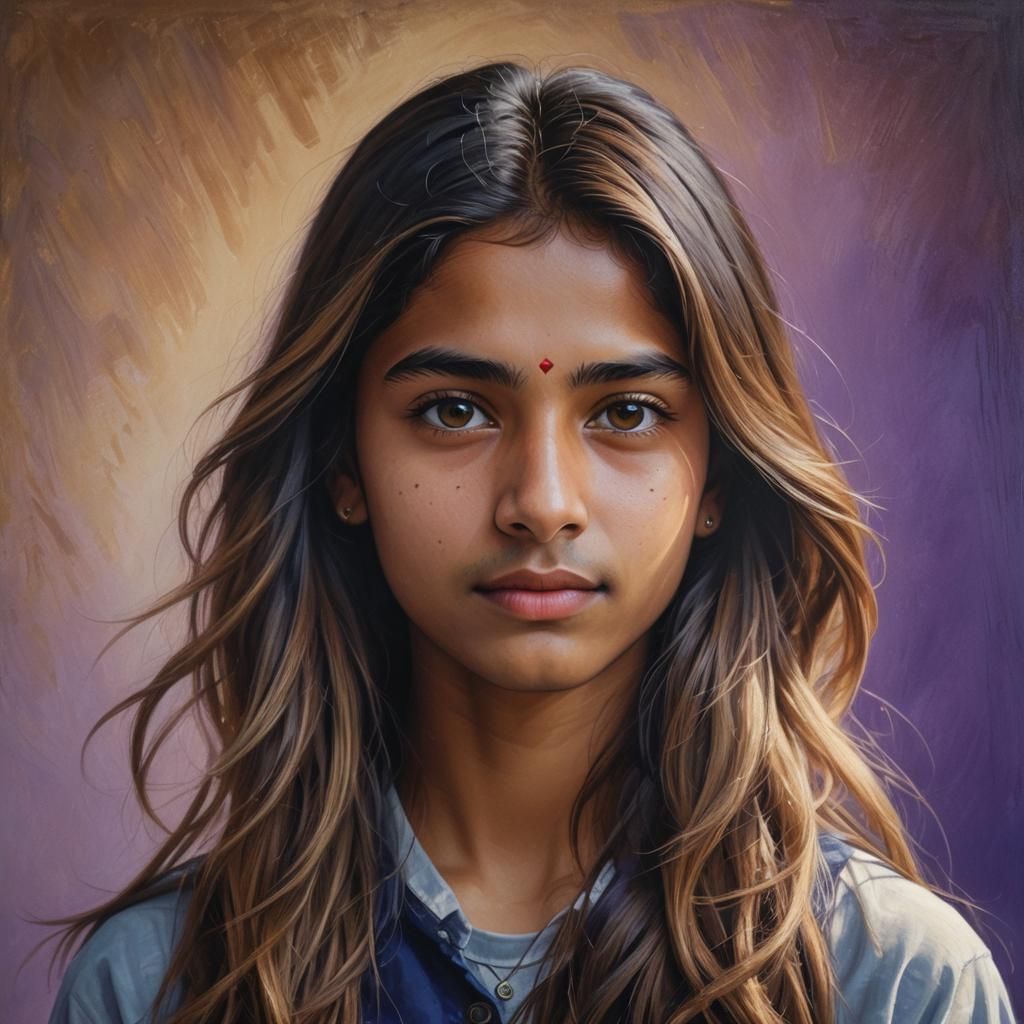 Hyperrealistic Portrait of an Indian Woman in Unreal Engine