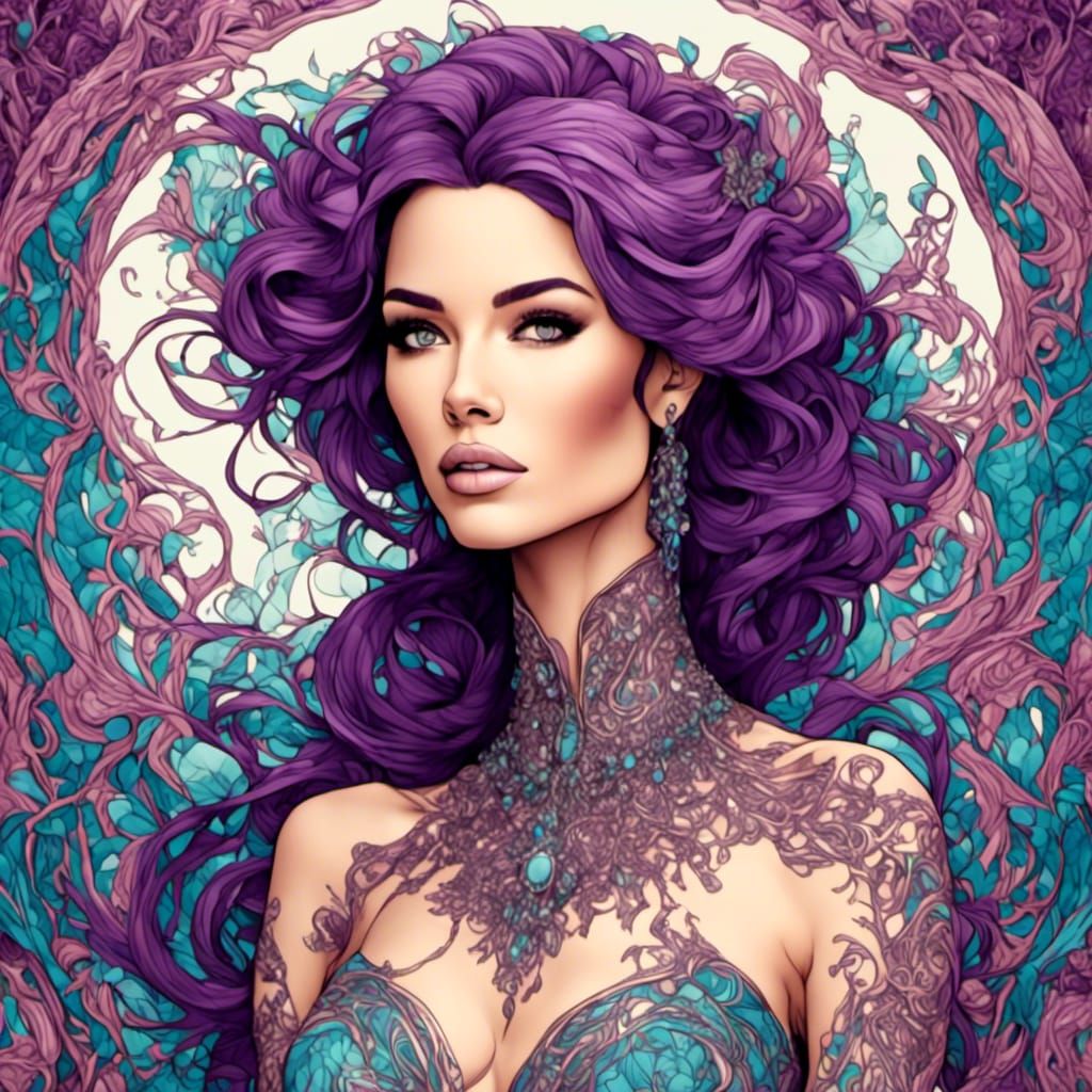 Abstract Portrait: Elegance and Chaos in Harmony